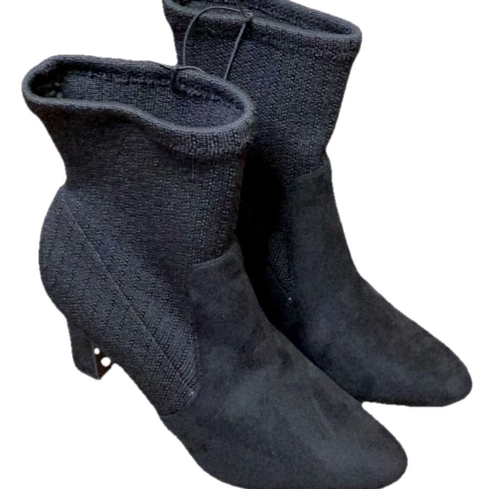 IMPO BLACK BOOTIES ANKLE BOOTS PULL ON Women’s SIZE 9